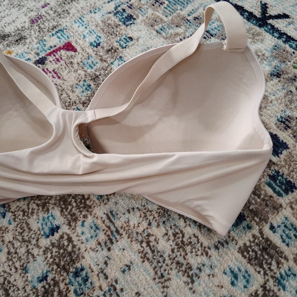 Soma Bra Womens 40DD Enbliss Racerback Front Closure Tan Nude Ivory - Picture 6 of 11